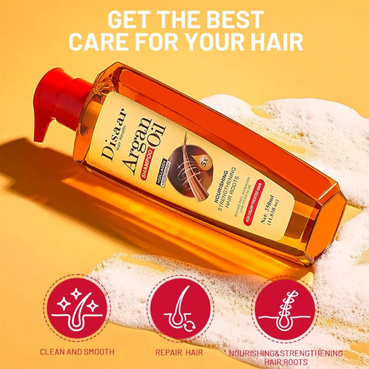Organic Moroccan Argan Oil Hair Care – Repair, Moisturize, and Smooth Damaged Hair Treatment – 350ML