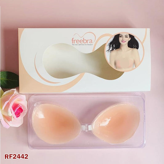 Self Adhesive Bra | Reusable Lift-Up Padded Warner's Bliss Cotton Wire-Free with Invisible Silicone Bra for Women