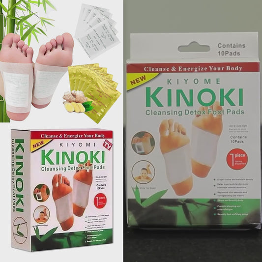 kiyome kinoki - Premium Detox Foot Pad, Cleansing Toxin Remover Foot Patches, Organic Weight Loss Patch